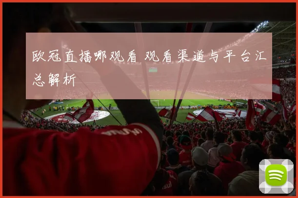 欧冠直播哪观看 观看渠道与平台汇总解析